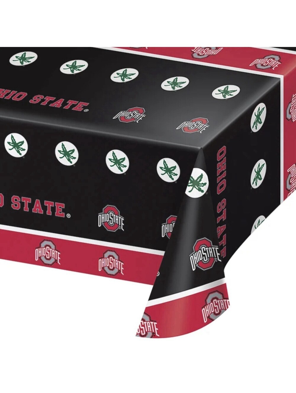 The Ohio State University Plastic Table Cover, 54"x108" -